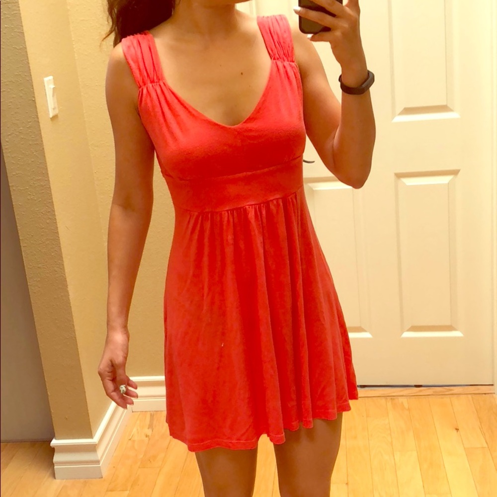 Coral dress
